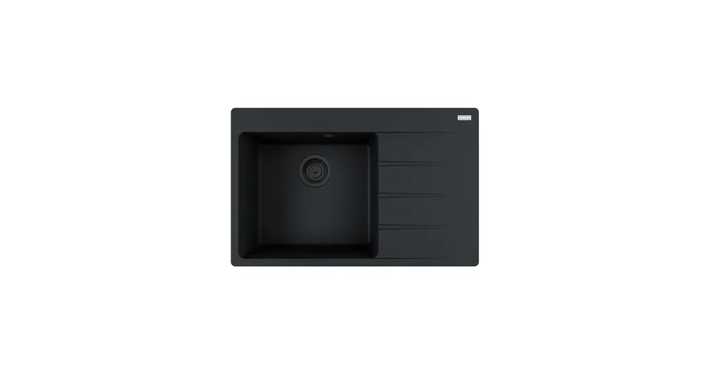 Prémium Franke Fragranit Centro 2.0 Black Collection CNG 611-78 Fekete matt mosogató, 114.0658.592