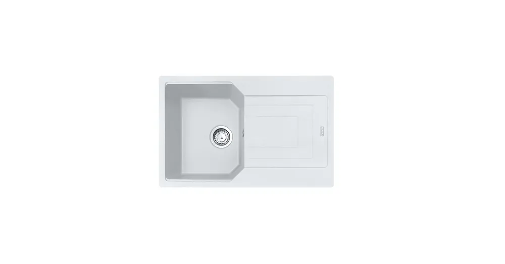 Prémium Franke Fragranit Urban 2.0 UBG 611-78 A gleccser fehér mosogató, 114.0682.550