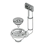 Franke Lefolyó elem BKT 3 1/2”, 112.0059.982 Legkelendőbb