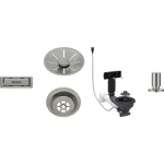 Gyors kiszállítás Blanco lefolyó szett 1x3,5 InFino, satin platinum 207435