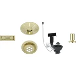 Legnépszerűbb Blanco lefolyó szett 1x3,5 InFino, satin gold 207427