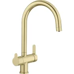 Csak ma Blanco TRIMA vízszűrős mosogató csaptelep, HD, satin gold 526695