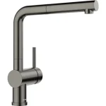 Blanco LINUS-S mosogató csaptelep, kihúzható zuhanyfejjel, HD, satin dark steel 527733 Ne maradj le