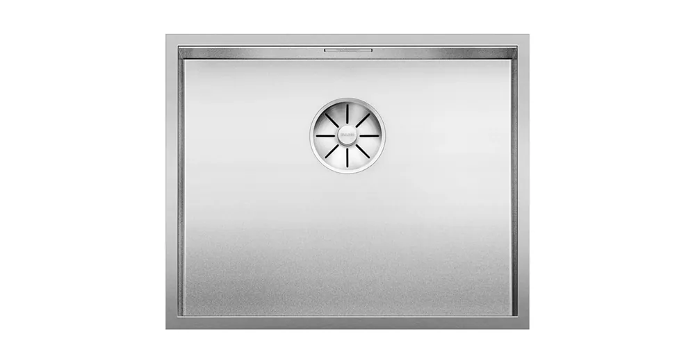 Blanco Zerox 500-U bársonyos matt felületű rozsdamentes acél mosogató 54x44 cm kiegészítőkkel 521559 Szezonális akció