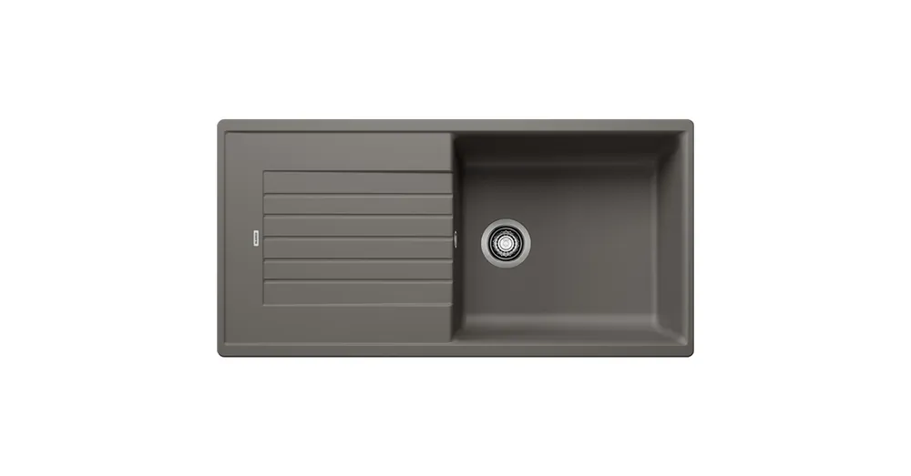 Exkluzív ajánlat Blanco Zia XL 6 S egy medencés 100x50 cm, gránit mosogató csepegtető felülettel, vulkánszürke 527400
