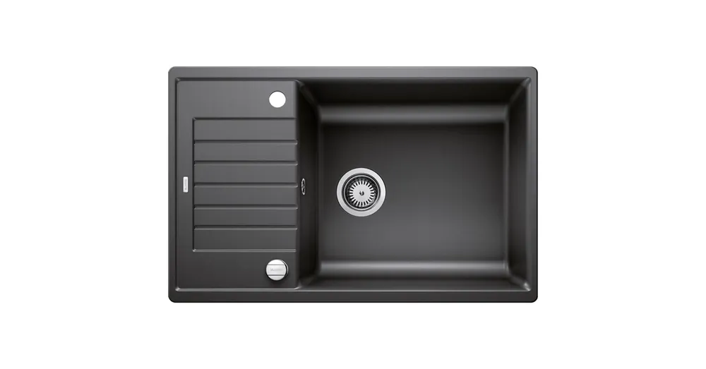 BLANCO ZIA XL 6 S Compact egymedencés, 78x50 cm-es gránit mosogató, csepegtetőtálcával, lefolyószabályozóval, antracit 523263 Biztonságos fizetés