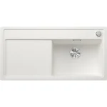 Azonnali szállítás Blanco Zenar XL 6 S-F gránit mosogató csepegtetővel és lefolyógarnitúrával 99x50 cm, jobbos / fehér 523905
