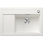 Gyors szállítás Blanco Zenar XL 6 S Compact gránit mosogató 78x51 csepegtetővel, jobbos / fehér 523778
