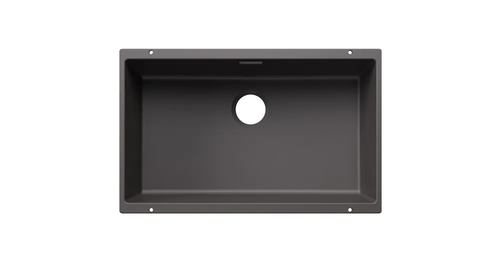 Szuper ajánlat BLANCO SUBLINE 700-U egymedencés, 73x46 cm-es gránit mosogató, palaszürke 527806