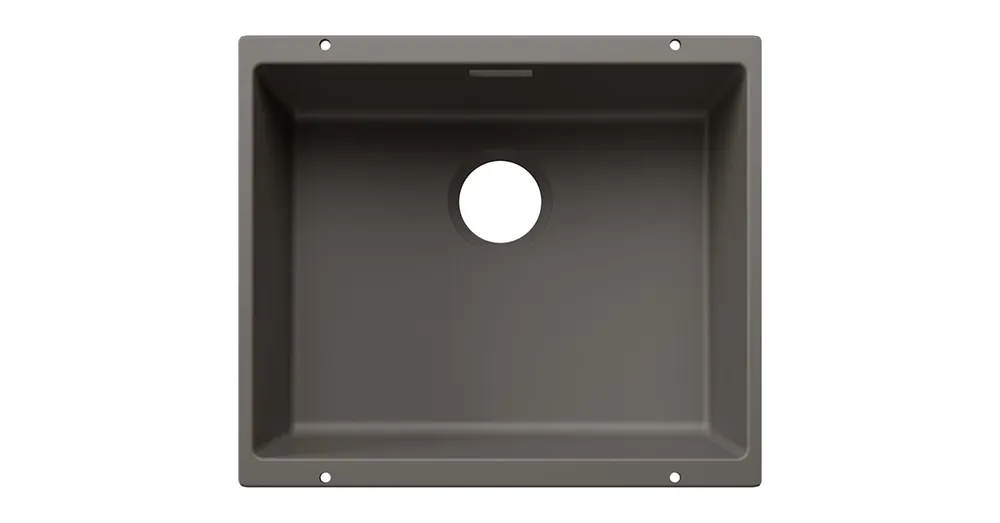 BLANCO SUBLINE 500-U egymedencés, 53x46 cm-es gránit mosogató, vulkánszürke 527795 Expressz szállítás