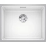 Blanco Subline 500-IF egymedencés rozsdamentes acél / gránit mosogató 54,3x44,3 cm, fehér 524110 Expressz szállítás