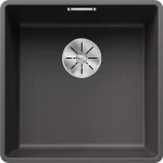 Blanco Subline 400-F gránit mosogató 42,7x42,7 cm lefolyóganitúrával, palaszürke 523495 Olcsóbb