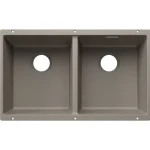 BLANCO SUBLINE 350/350-U kétmedencés, 75,5x46 cm-es gránit mosogató, tartufo 527833 Biztonságos fizetés