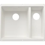 BLANCO SUBLINE 340/160-U balos másfél medencés, 55,5x46 cm-es gránit mosogató, fehér 527823 Vedd meg most