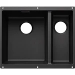 BLANCO SUBLINE 340/160-U balos másfél medencés, 55,5x46 cm-es gránit mosogató, antracit 527821 Alacsony ár