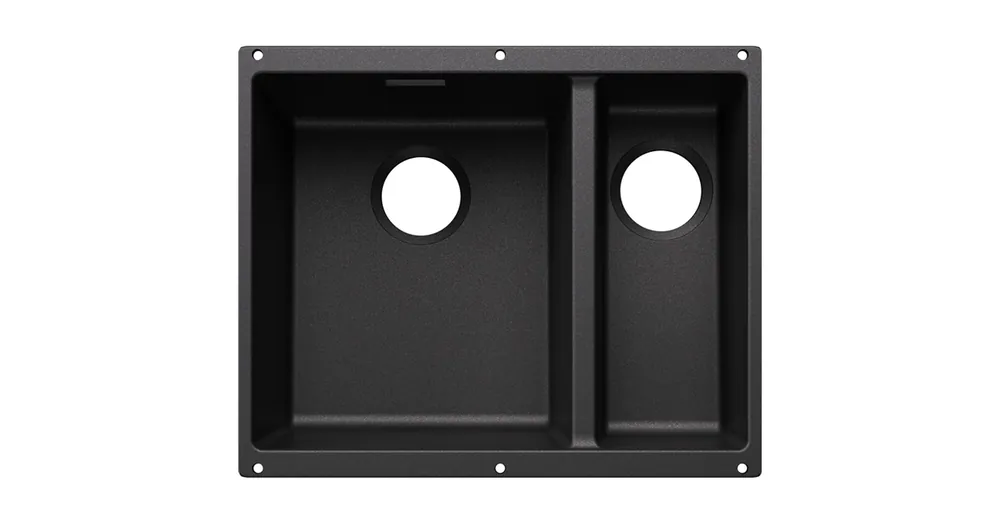 BLANCO SUBLINE 340/160-U balos másfél medencés, 55,5x46 cm-es gránit mosogató, antracit 527821 Alacsony ár