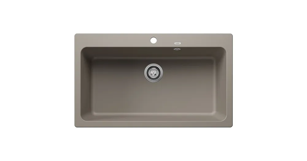 Blanco Naya XL 9 Silgranit 86x51 cm mosogató túlfolyóval és lefolyógarnitúrával, tartufo 521819 Bestseller