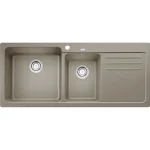 Blanco Naya 8 S Silgranit két medencés 116x50 cm mosogató, balos/tartufo 519660 Ne maradj le