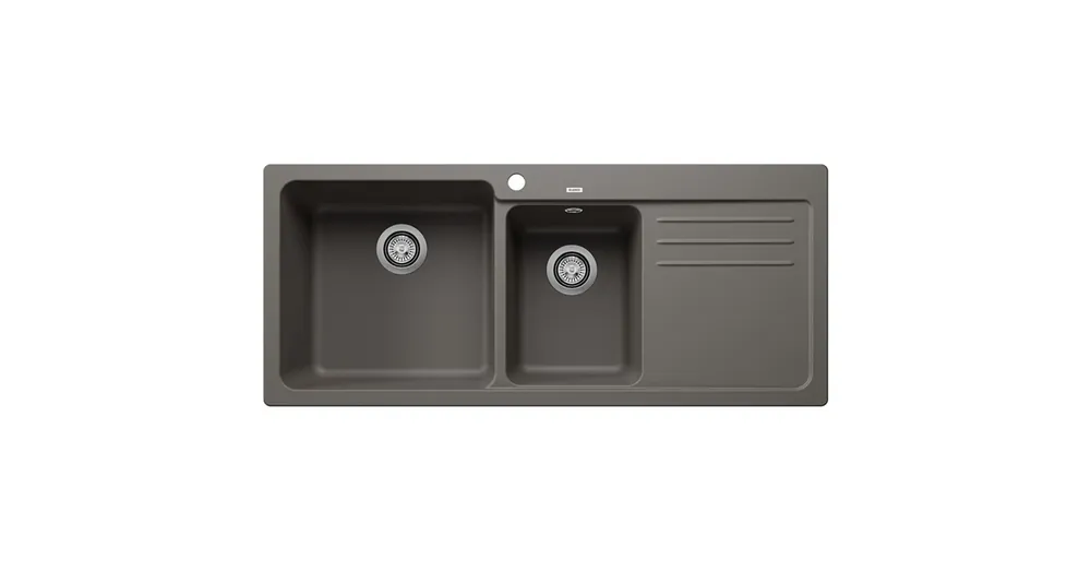 Blanco Naya 8 S Silgranit két medencés 116x50 cm mosogató, balos/vulkánszürke 527314 Korlátozott ajánlat