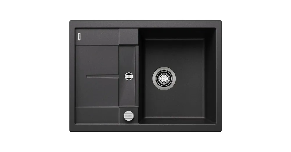 BLANCO METRA 45 S Compact egymedencés, 68x50 cm-es gránit mosogató, csepegtetőtálcával, lefolyószabályozóval, antracit 519572 Rendeld meg most