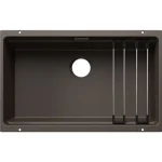 Blanco Etagon 700-U Silgranit mosogató 73x46 cm acél sínnel, kávé 527768 Bestseller
