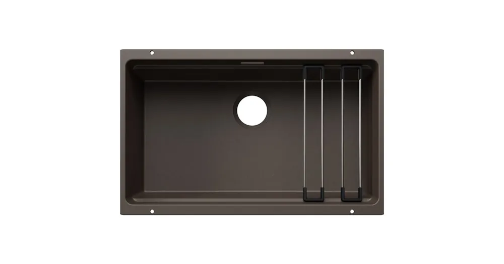 Blanco Etagon 700-U Silgranit mosogató 73x46 cm acél sínnel, kávé 527768 Bestseller