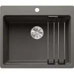 Ajánlat Blanco Etagon 6-F Silgranit mosogató 59x50 cm acél sínnel, vulkánszürke 527685