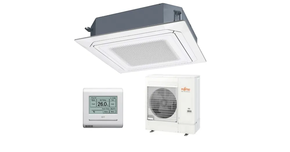 Korlátozott ajánlat Fujitsu Eco AUXG45KRLB/AOYG45KQTA mennyezeti split klíma (12.1 kW)