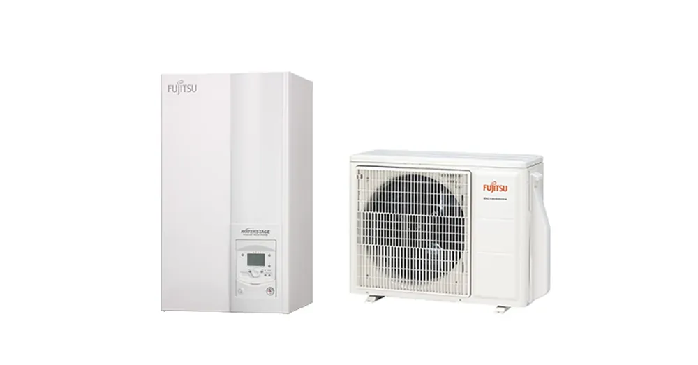Fujitsu Waterstage Comfort WSYA050ML3 / WOYA060KLT levegő-víz osztott hőszivattyú, 1 fázisú, R32, (4,5kW) Ne maradj le