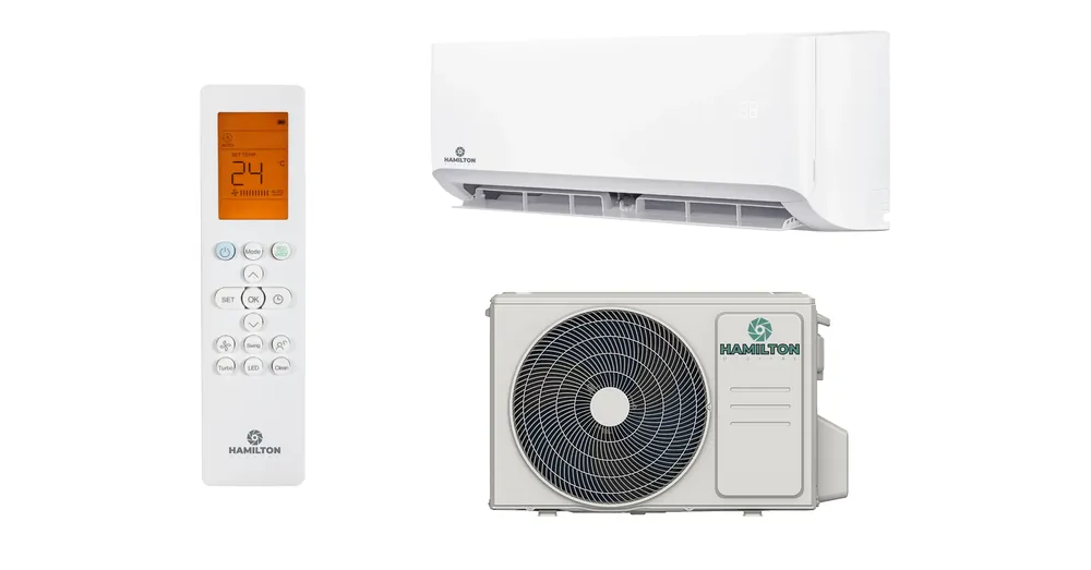 HAMILTON AETHER HAWI-120A / HAOI-120A oldalfali split klíma csomag (3,51 kW) Népszerű