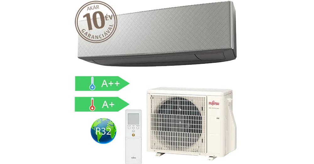 Fujitsu Design ASYG14KETF-B/AOYG14KETA oldalfali split klíma (4.2 kW) Ajánlat