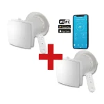 HOLTOP/AIRWOODS AV-TTW6-W Pro ISO egyhelyiséges hővisszanyerős szellőztető (2 db), automata zsaluval, WiFi csatlakozással, kültéri hangcsillapító elemmel Biztonságos vásárlás