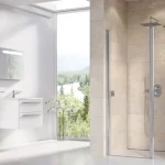 Ravak Chrome CSD2-120 kétrészes zuhanyajtó krómhatású kerettel, transparent edzett biztonságiüveggel 0QVGCC00Z1 Outlet