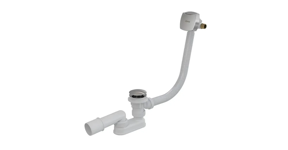 Bestseller Ravak Szögletes kád le- és túlfolyószettek kádfeltöltéssel a túlfolyónál 570mm ClickClack rendszerrel X01440