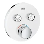 GROHE Grohtherm SmartControl termosztátos színkészlet, fehér üveg 29151LS0 Vedd meg most
