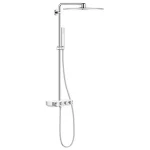 GROHE Euphoria SmartControl 310 Cube Duo termosztátos zuhanyrendszer, fehér színű csaptelep felső 26508LS0 Biztonságos fizetés