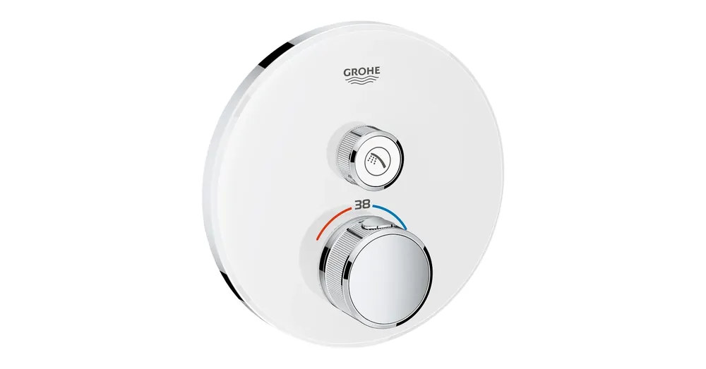 GROHE Grohtherm SmartControl termosztátos színkészlet, fehér üveg 29150LS0 Gyors szállítás