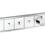 Hansgrohe RainSelect zuhanycsaptelep színkészlet 4 fogyasztóhoz, falsík alatti szereléshez, fehér/króm 15357400 Kihagyhatatlan ajánlat