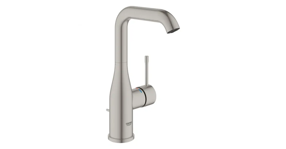 Grohe Essence New egykaros magasított mosdócsaptelep, supersteel 32628DC1 Gyors kiszállítás