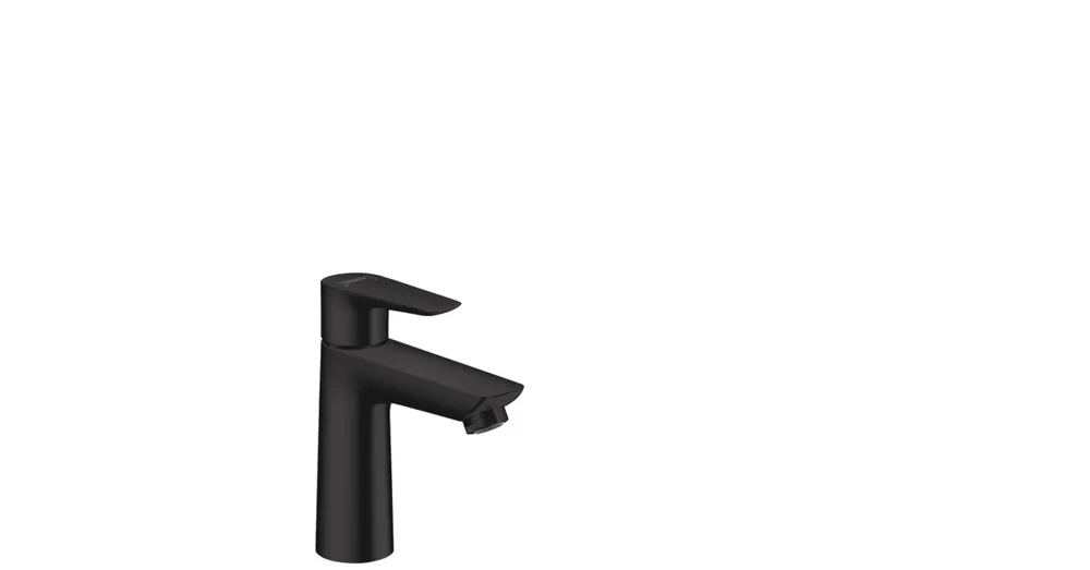 Biztonságos fizetés Hansgrohe Talis E egykaros mosdócsaptelep 110 automata lefolyó-garnitúrával, matt fekete 71710670