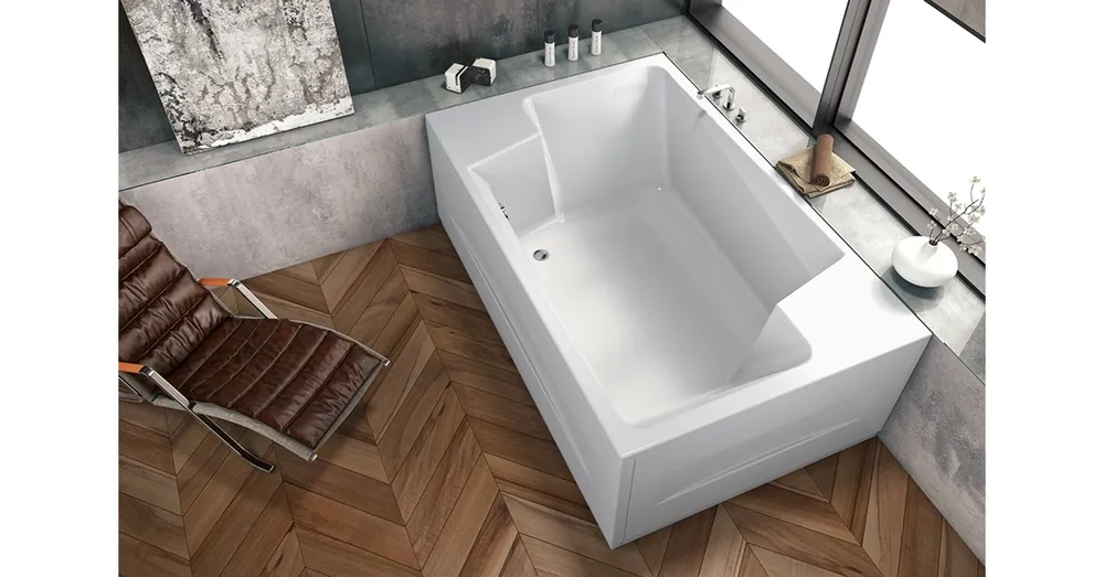 Outlet Kolpa-San Nabucco 190x120 190/2O Előlapos 2 személyes egyenes fürdőkád 787410