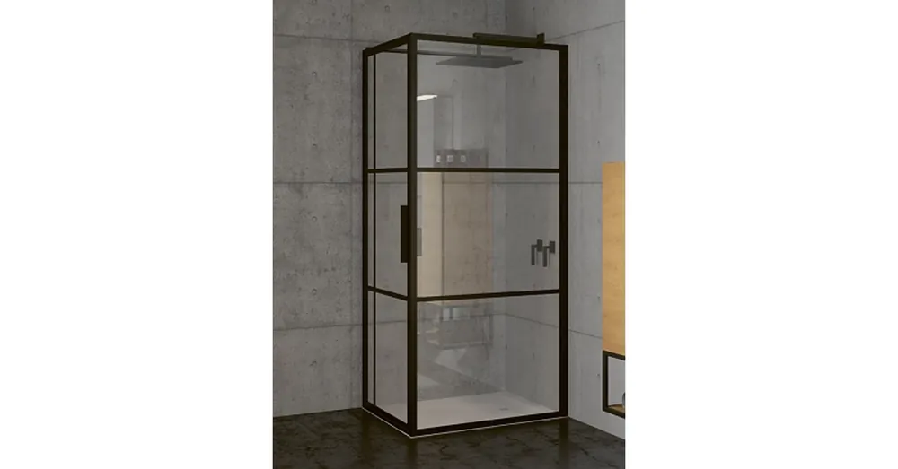 Riho Grid Cubicle XL GB203 120x100 cm zuhanykabin, fekete G004021121 Akció