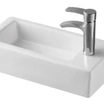 Wellis Santorini 37,5x18,5 cm fali kézmosó, jobbos WB00318 Gyors kiszállítás