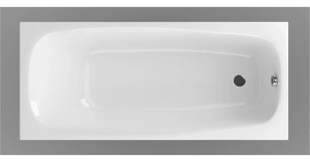 Gyors szállítás Wellis Como 170x75 cm egyenes kád kádlábbal AK00558