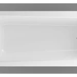 Wellis Lugano 160x70 cm egyenes kád kádlábbal AK00576 Újdonság
