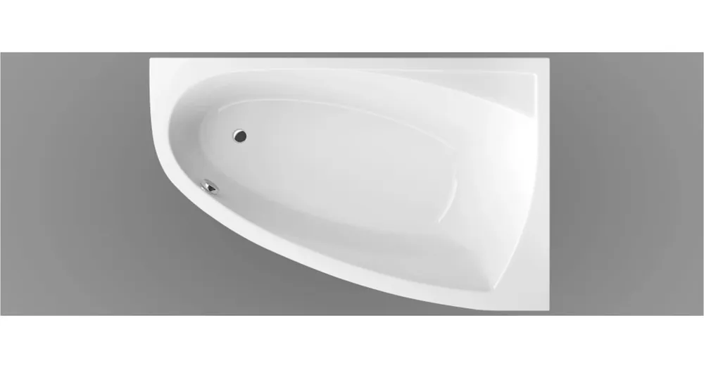Gyors szállítás Wellis Matana 160x100 cm-es aszimmetrikus sarokkád kádlábbal, jobbos AK00505