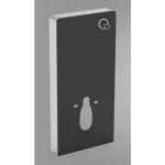 Expressz szállítás Wellis Corsica Black falsík előtti WC tartály fali wc-hez, fekete WF00073