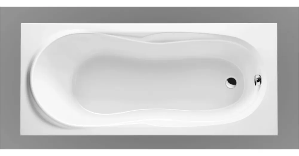 Wellis Malawi 160x70 cm egyenes kád AK00588 Kedvezmény
