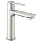 Szezonális akció Grohe Lineare egykaros mosdócsaptelep S-méret push open, supersteel 23106 DC1 (23106DC1)