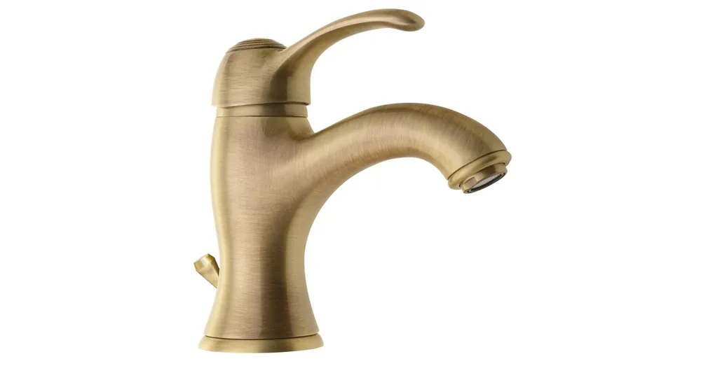 Kiárusítás Sapho KIRKÉ mosdócsaptelep, automata leeresztővel, bronz (KI02B)